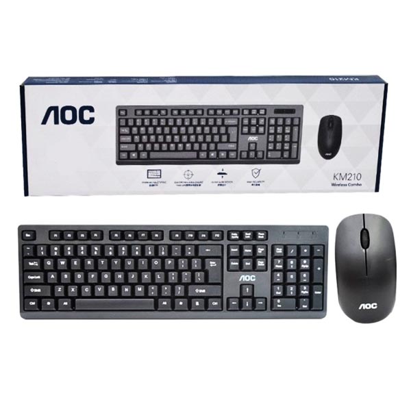 کیبورد و موس AOC KM210 - فروشگاه جهان سیستم قزوین