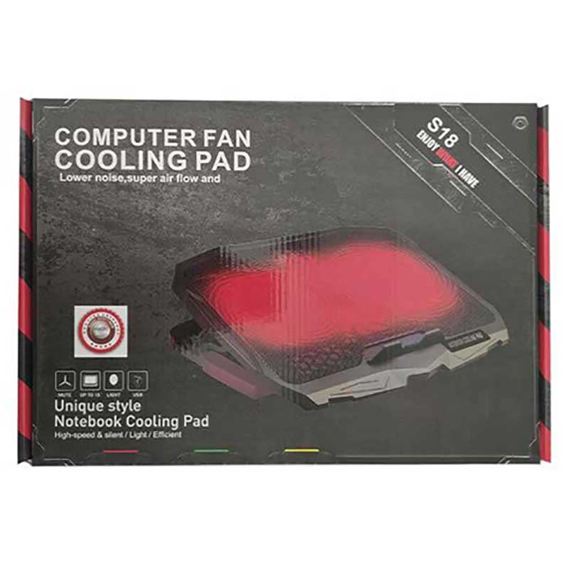 کول پد لپ تاپ گیمینگ S18 - فروشگاه جهان سیستم قزوین