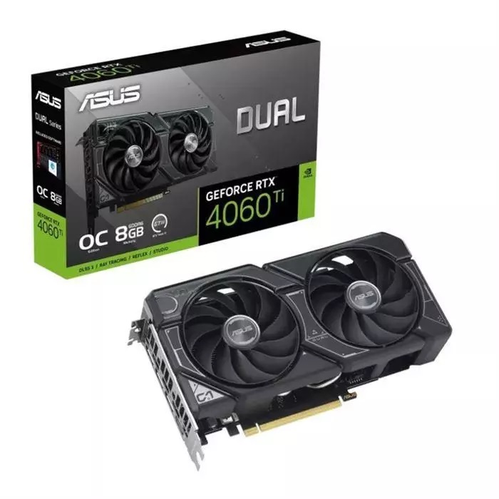 کارت گرافیک مبتنی بر NVIDIA ایسوس مدل Dual GeForce RTX™ 4060 OC Edition 8GB GDDR6 - فروشگاه جهان سیستم قزوین