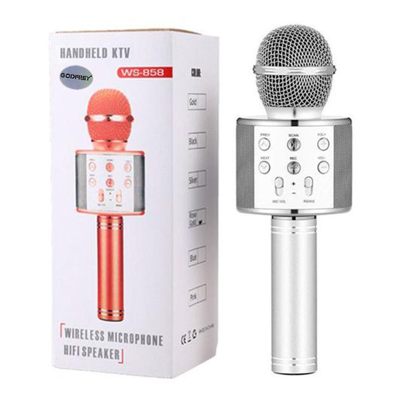 میکروفون اسپیکر مدل WS-858 - فروشگاه جهان سیستم قزوین