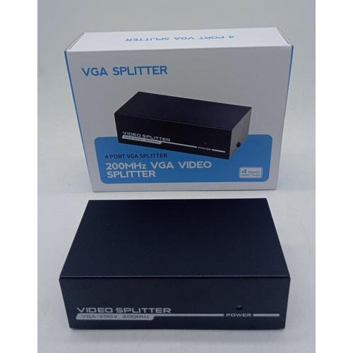 VGA SPLITTER 4 PORT - فروشگاه جهان سیستم قزوین