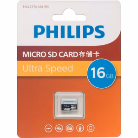 کارت حافظه micro SDHC فیلیپس مدل A1-V30 کلاس 10 استاندارد UHS-I U3 ظرفیت 16 گیگابایت - فروشگاه جهان سیستم قزوین