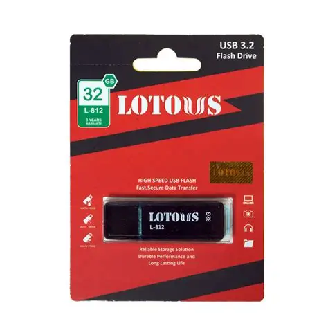 فلش مموری LOTOUS مدل USB3.1 L812 حافظه 32GB - فروشگاه جهان سیستم قزوین