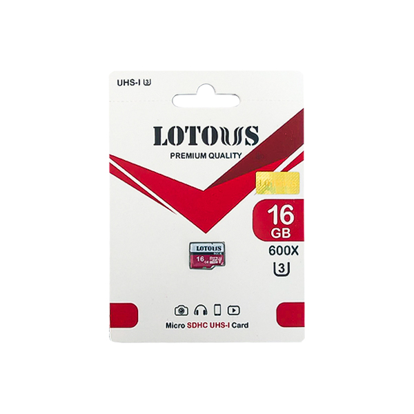 کارت حافظه microSDHC لوتوس مدل Color Elite کلاس 10 استاندارد UHS-I U1 سرعت 90MBps ظرفیت 16 گیگابایت - فروشگاه جهان سیستم قزوین