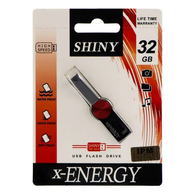 فلش مموری ایکس انرژی SHINY USB 2 ظرفیت 32 گیگابایت - فروشگاه جهان سیستم قزوین