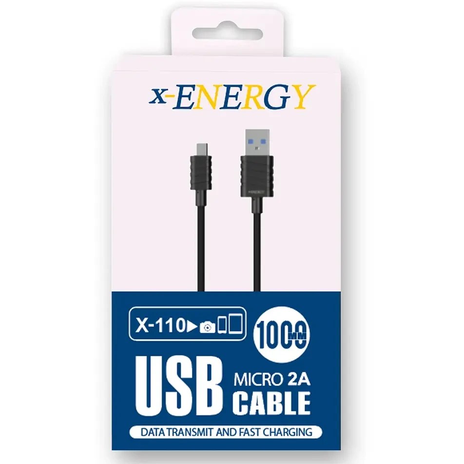 کابل شارژ MICRO USB ایکس انرژی مدل X-ENERGY X-110 MICRO - فروشگاه جهان سیستم قزوین