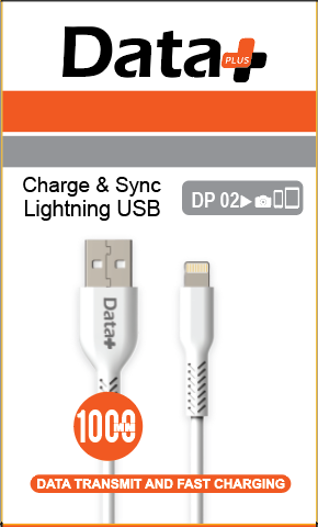 کابل شارژر دیتا پلاس DP02 - فروشگاه جهان سیستم قزوین