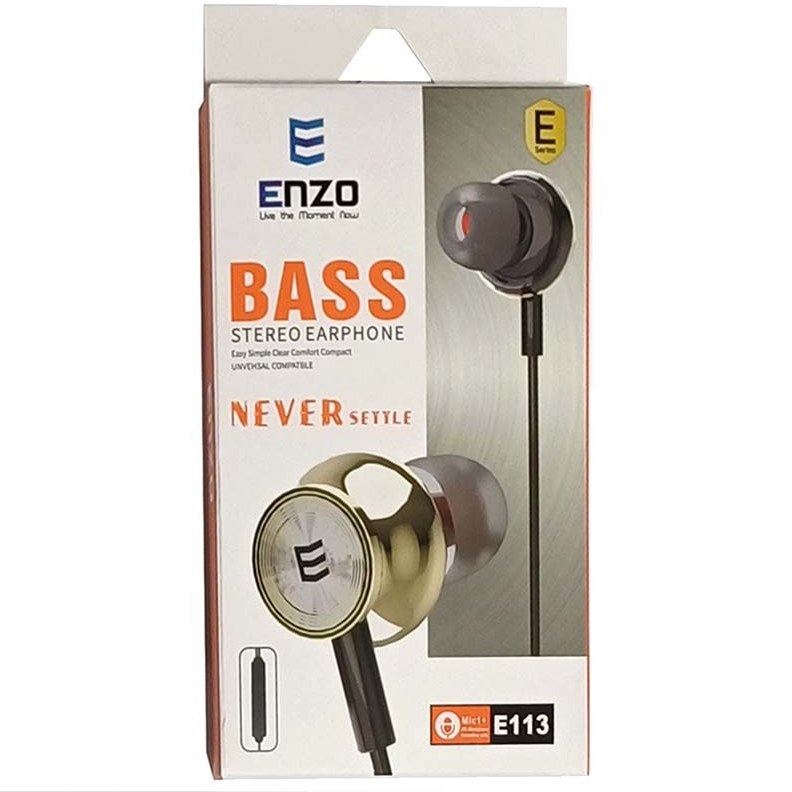 هندزفری با سیم انزو E113 - فروشگاه جهان سیستم قزوین