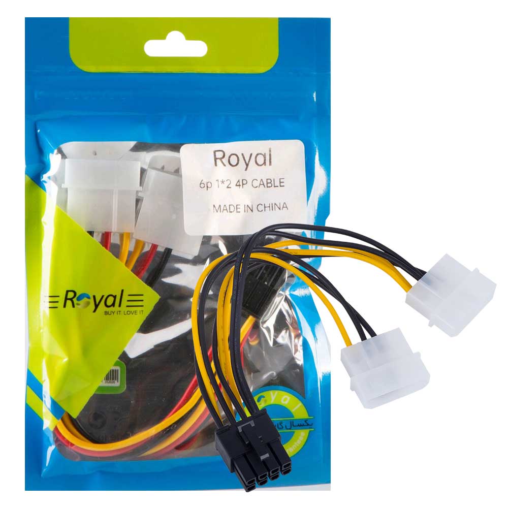 تبدیل برق  پاور 1 به 2 royal - فروشگاه جهان سیستم قزوین