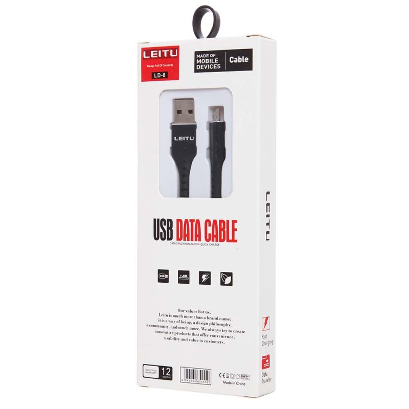 کابل شارژ LEITU LD8 - فروشگاه جهان سیستم قزوین