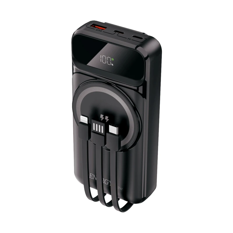 پاوربانک ایکس انرژی مدل X-826M 22.5W ظرفیت 20000 میلی آمپر ساعت - فروشگاه جهان سیستم قزوین