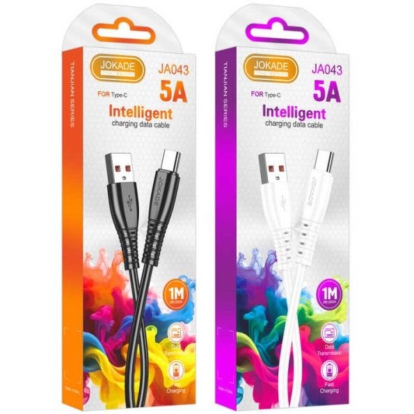 کابل شارژ سریع دو سر تایپ سی Jokade مدل JA043 - فروشگاه جهان سیستم قزوین